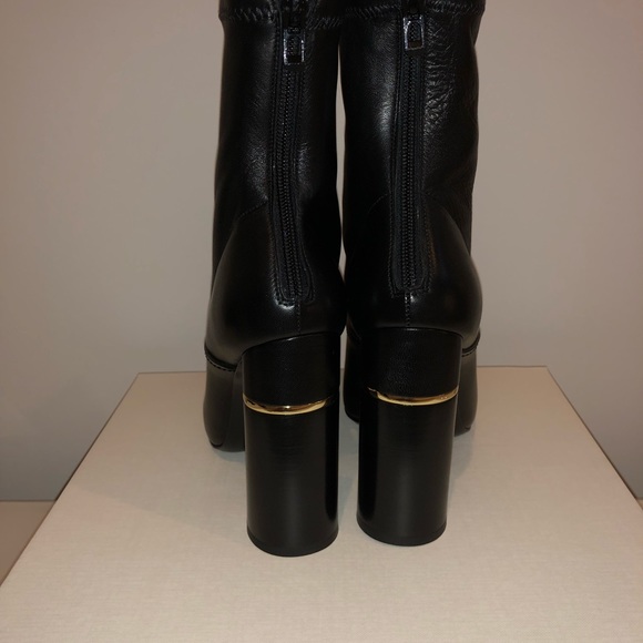 SOLD!!  PHILLIP LIM Kyoto Leather Black 10 40.5 - Picture 6 of 7